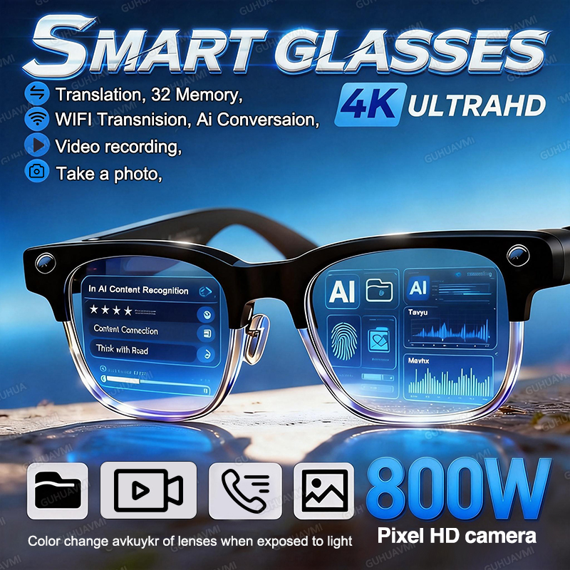 Photography Japanese - 2026New 800W Pixel Camera Smart Glasses