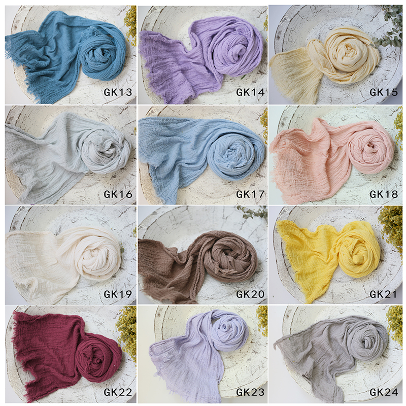 Photography Composition - Seersucker Wrap Newborn Photography Props Soft