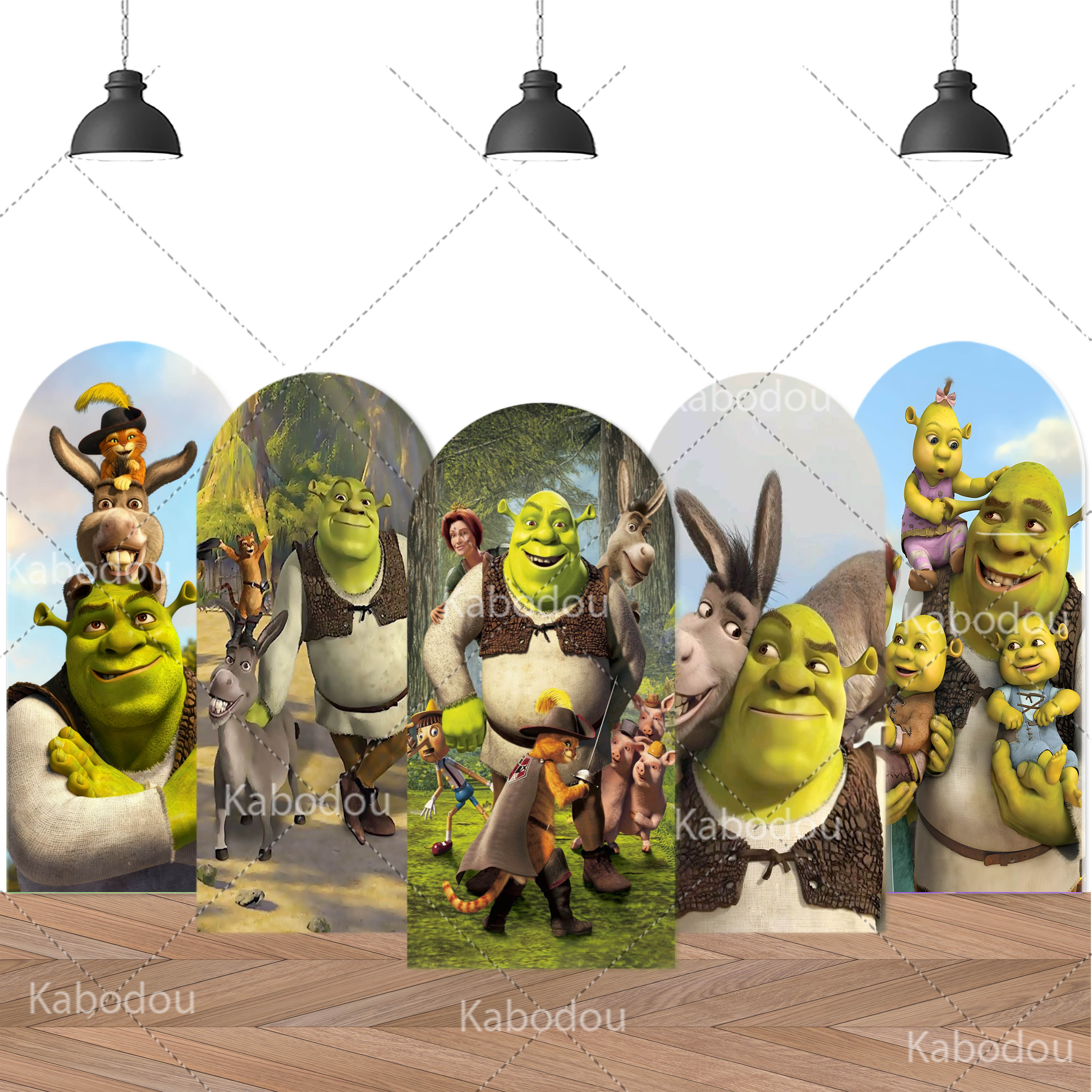Photography Composition - The Shreks Backdrop Arch Cover Boys