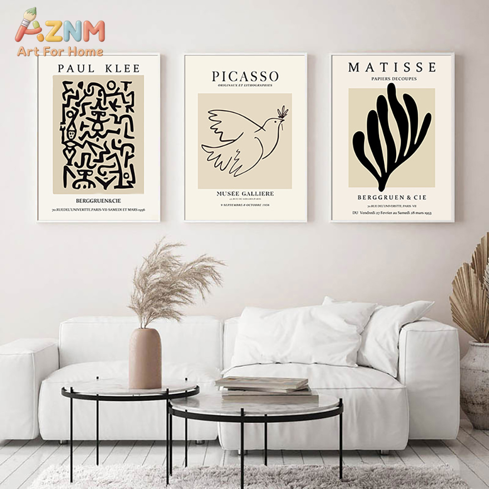 Photography Angle - 3PCS Matisse Picasso Paul Klee Exhibition
