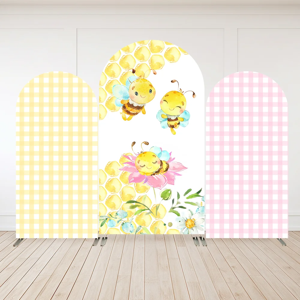 Backdrop Stand Kit - VIKAMA Cute Bee Arched Background Stand