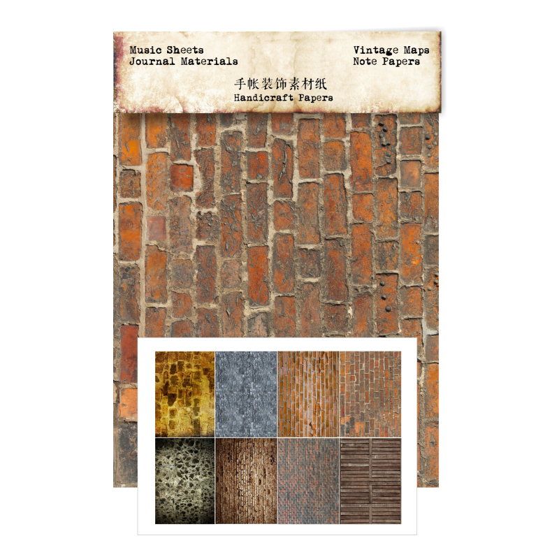 Photography Journal - Bricks Stone Metope pattern Material Paper
