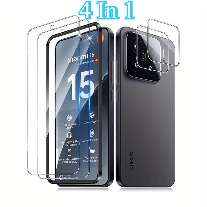 Xiaomi Photography Kit 15 Ultra - 2Pcs Screen Protectors With 2Pcs Camera