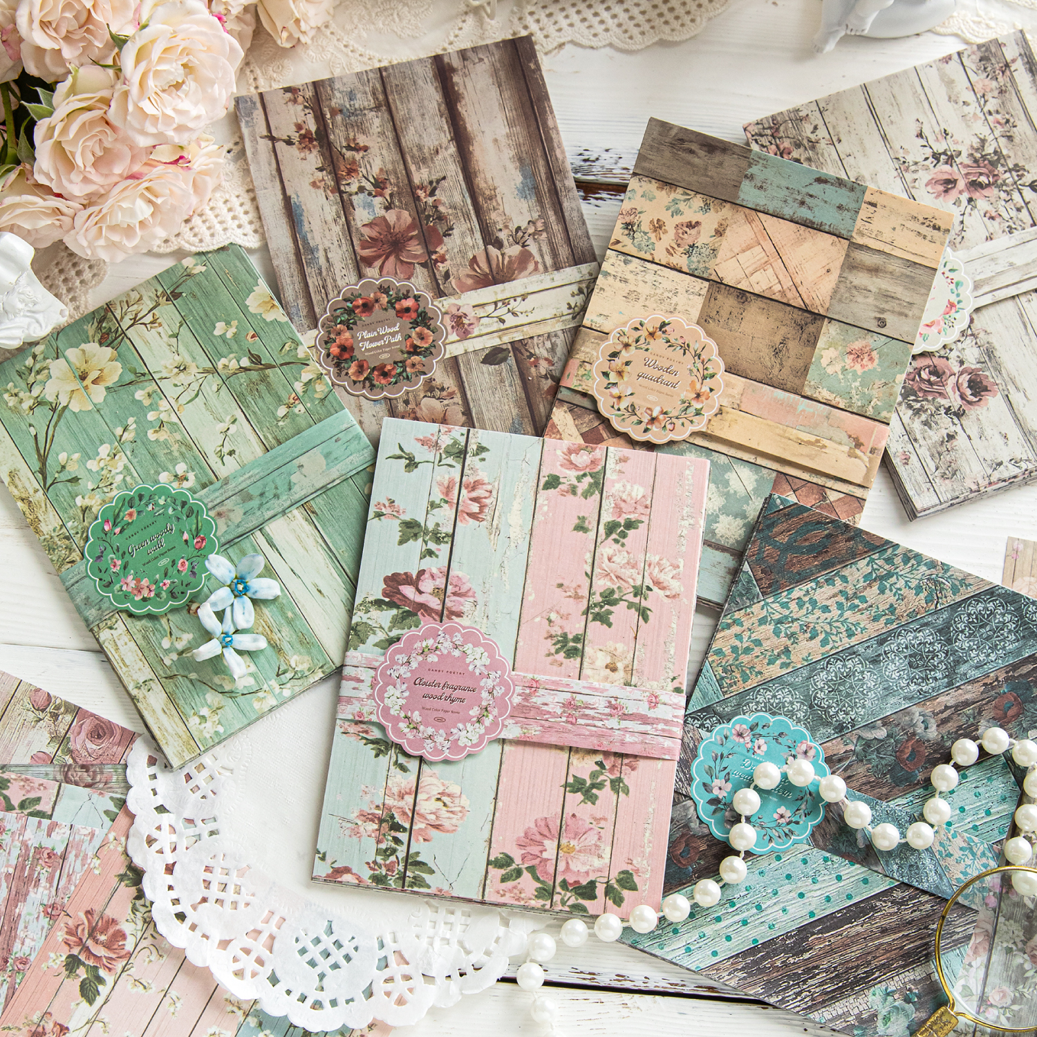 Photography Journal - 30 sheet Decor Scrapbook Vintage Materials