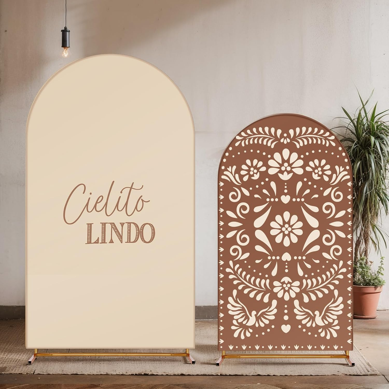 Backdrop Stand Kit - Mexican Arch Backdrop Cover Spandex Cielito
