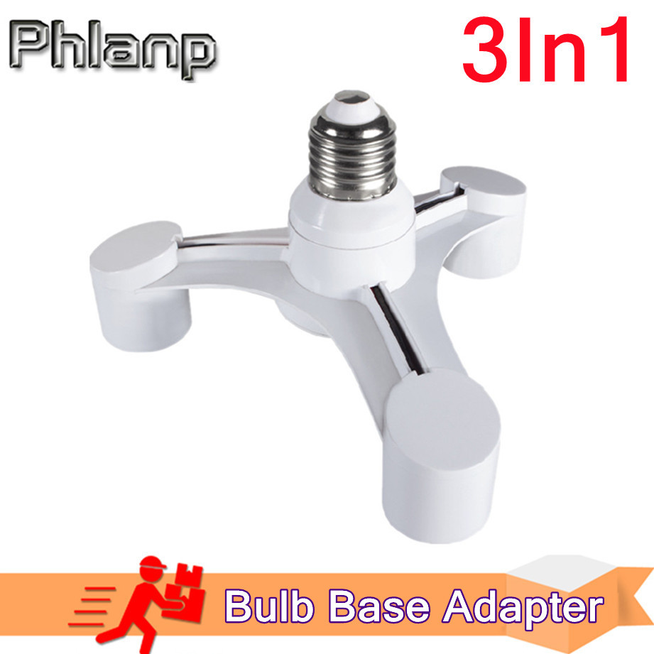 Bulbs Socket 3In1 E27 to E27 e - مراجعة Photography Bulb وسعره