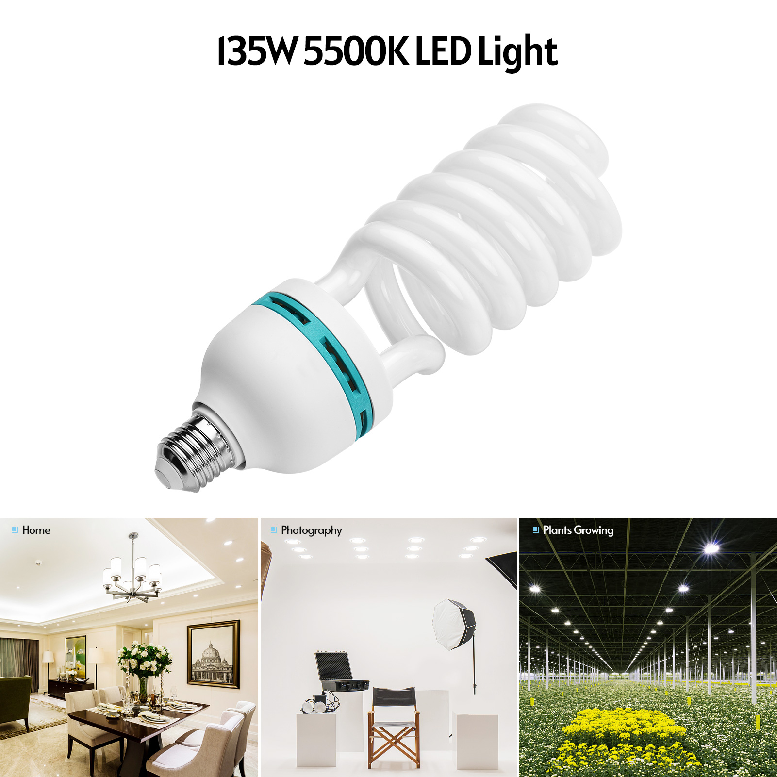 Andoer Spiral Fluorescent Ligh - مراجعة Photography Bulb وسعره