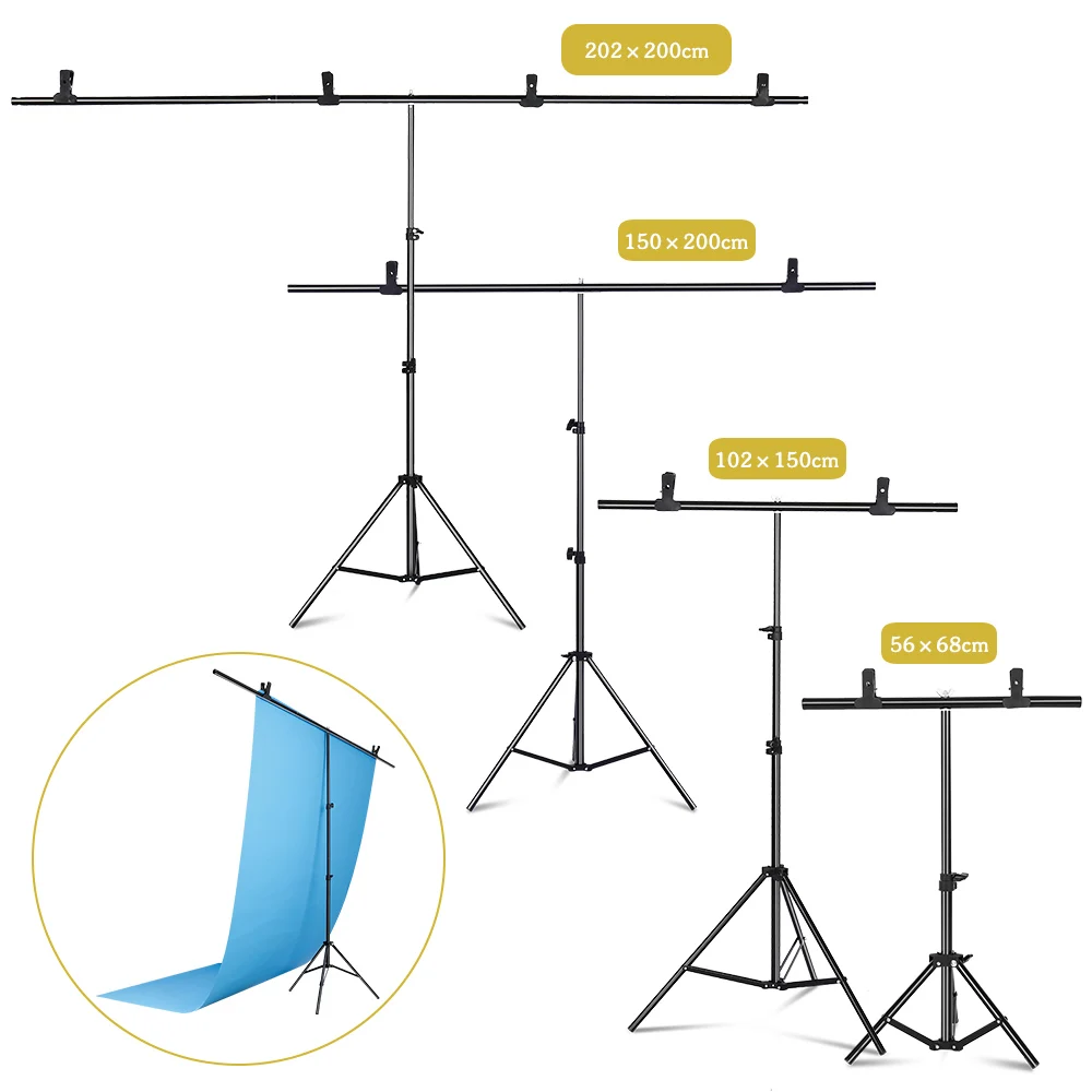SH Photography1.5*2/2*2M T-Sha - مراجعة Backdrop Stand Kit وسعره