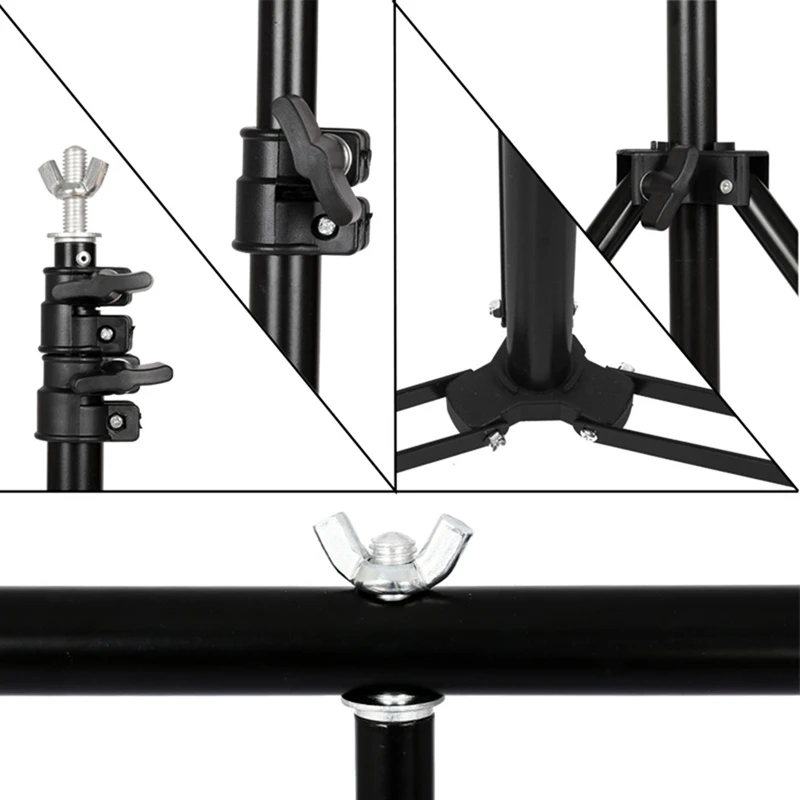 SH Photography1.5*2/2*2M T-Sha - مراجعة Backdrop Stand Kit وسعره