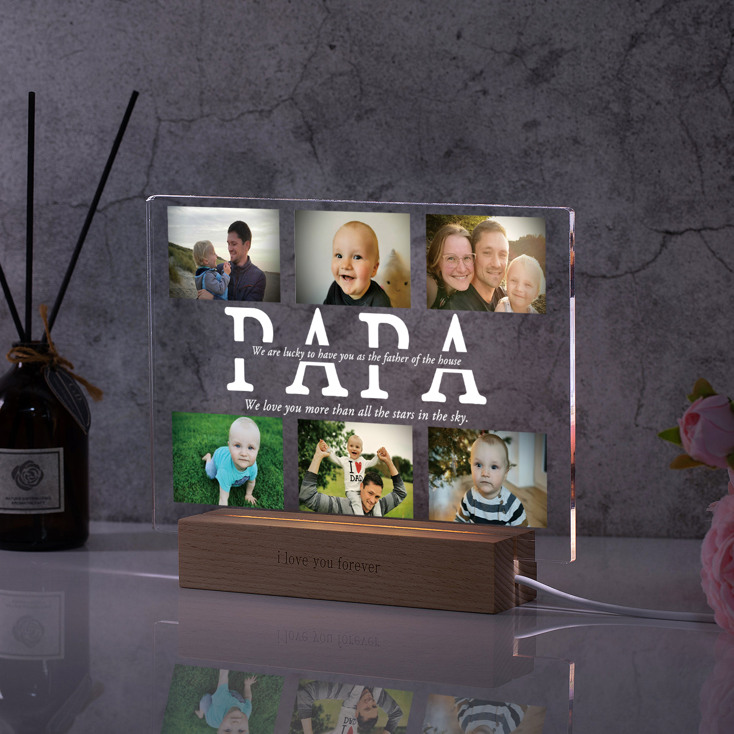 Personalized Custom Photo Text - مراجعة Photography Bulb وسعره