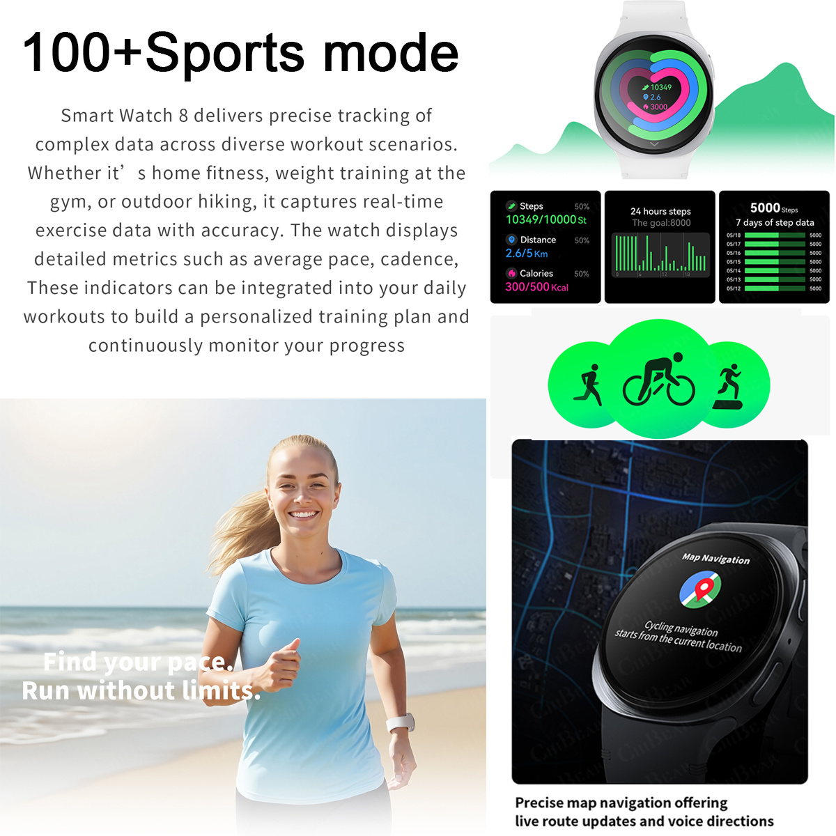 2026 New Watches 8 Mini GPS Tr - مراجعة Intervalometer Timer وسعره
