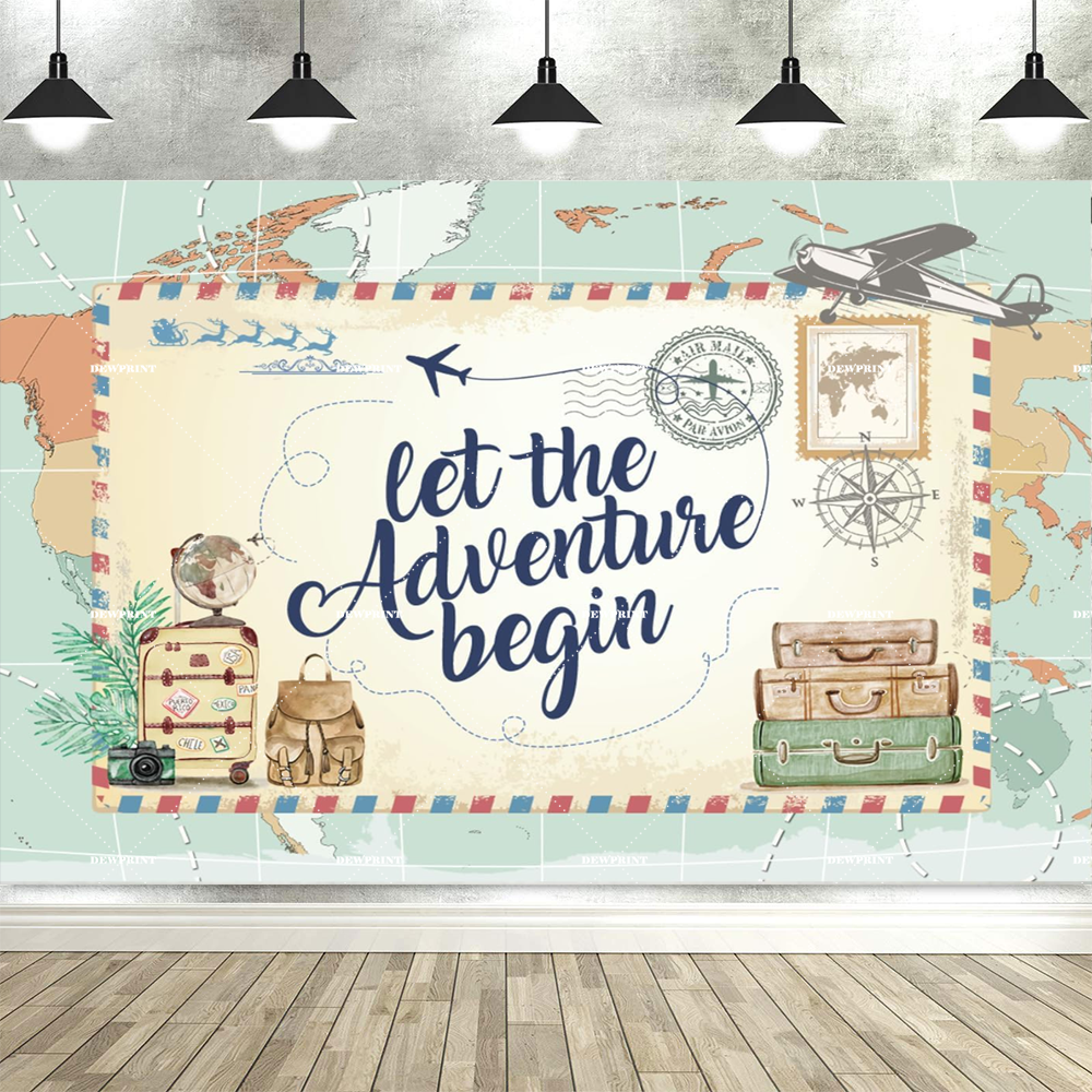 Let Adventure Begin Backdrop M - مراجعة Photography Mapped وسعره