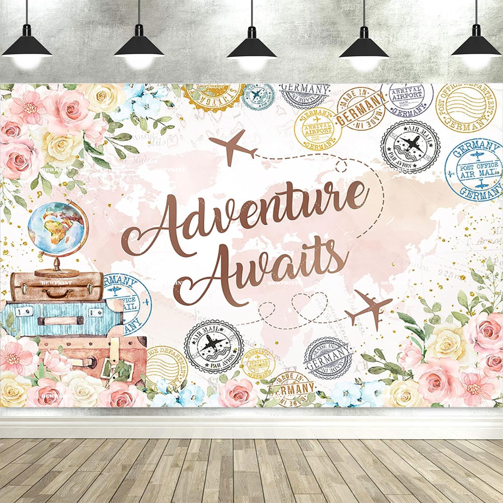 Let Adventure Begin Backdrop M - مراجعة Photography Mapped وسعره