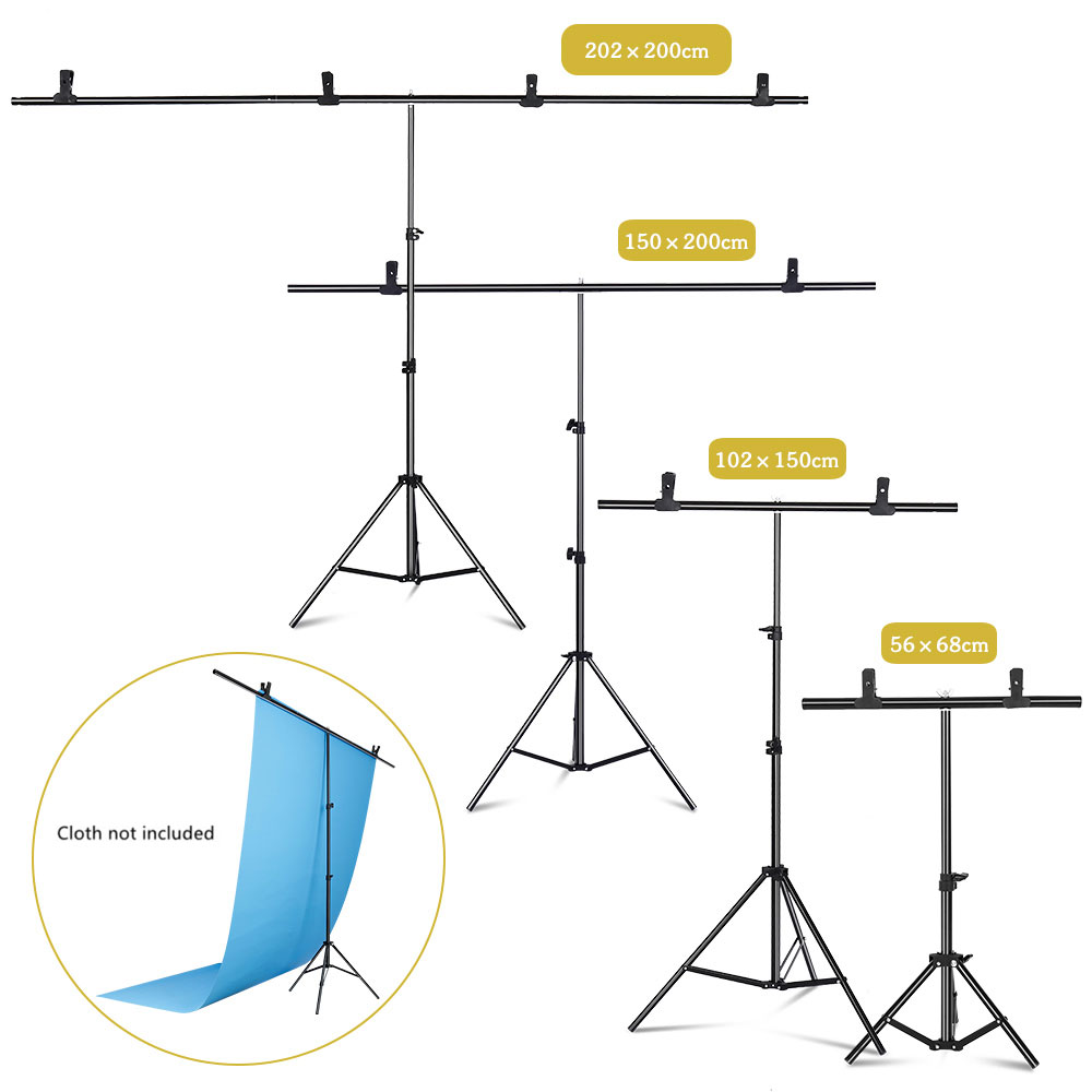 Photography T-shape Background - مراجعة Backdrop Stand Kit وسعره