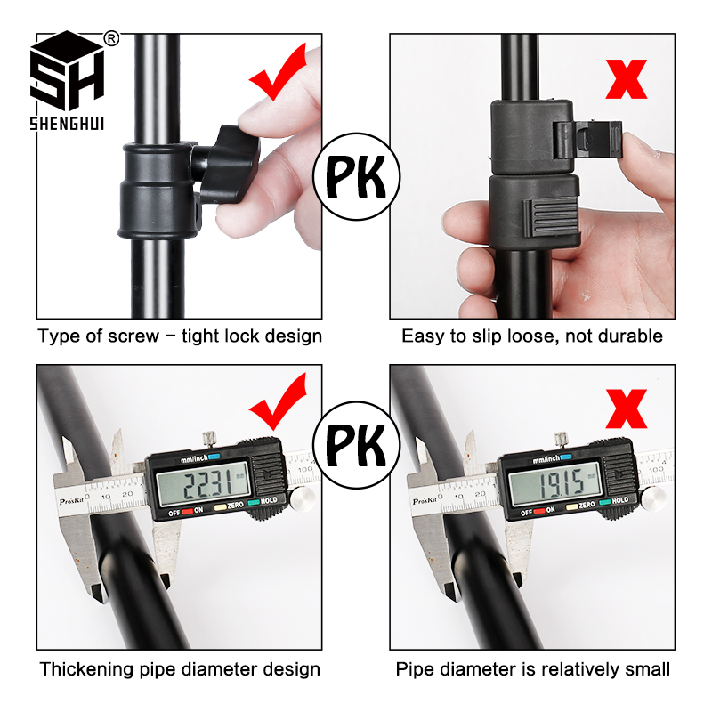 Photography T-shape Background - مراجعة Backdrop Stand Kit وسعره