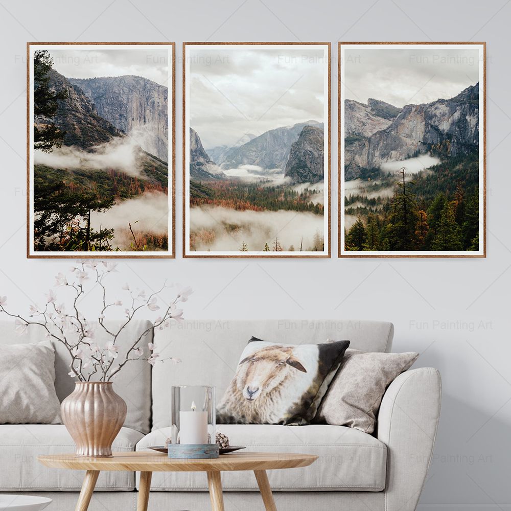 National Park Prints Scandinav - مراجعة Photography Yosemite وسعره