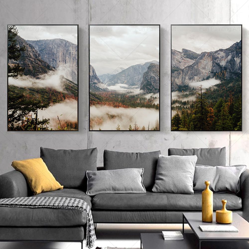National Park Prints Scandinav - مراجعة Photography Yosemite وسعره