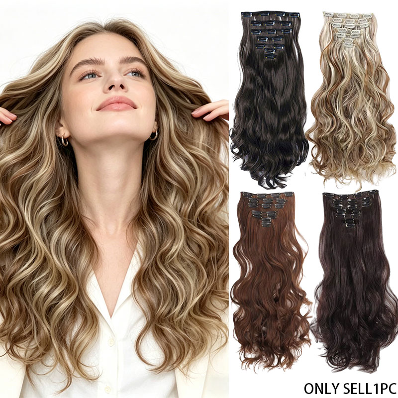 20inch Long Wavy Hair Extensio - مراجعة Photography Date وسعره