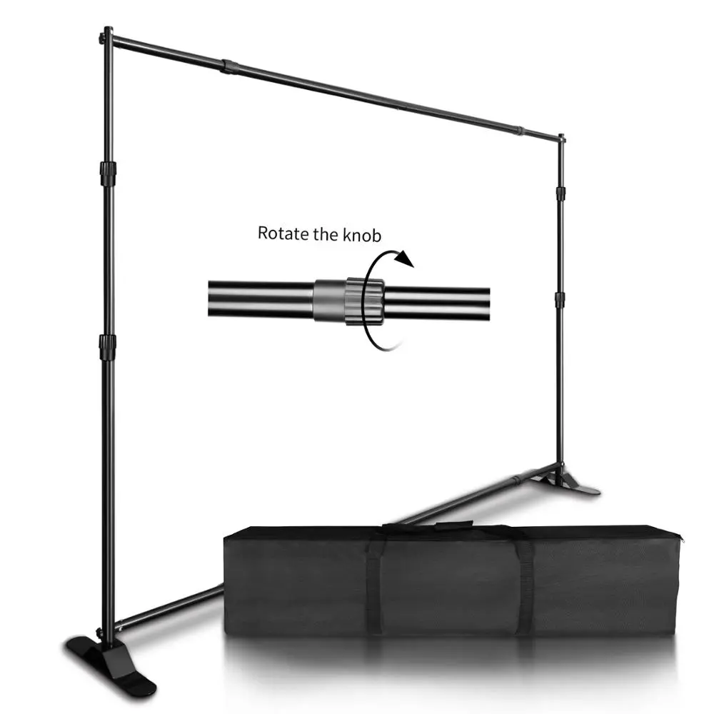SH Double-Crossbar Backdrop Ba - مراجعة Backdrop Stand Kit وسعره