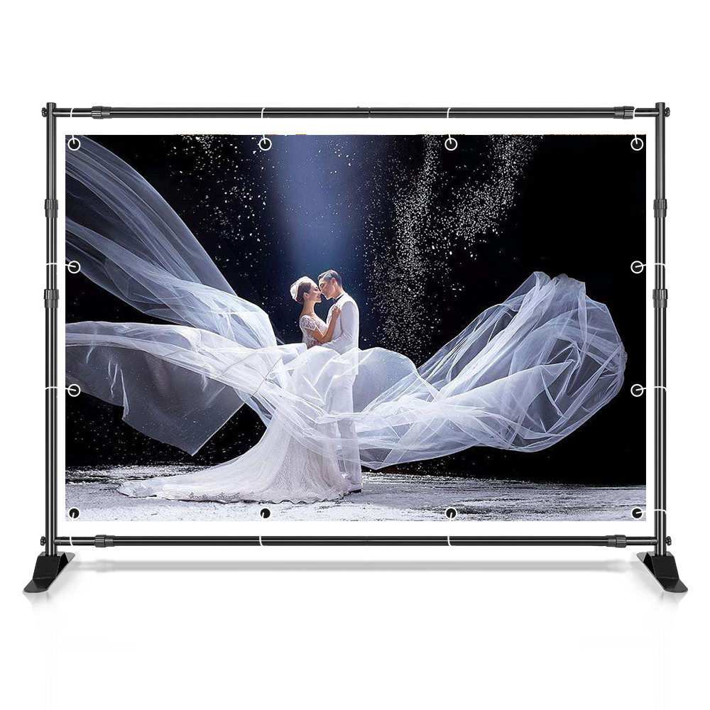 SH Double-Crossbar Backdrop Ba - مراجعة Backdrop Stand Kit وسعره