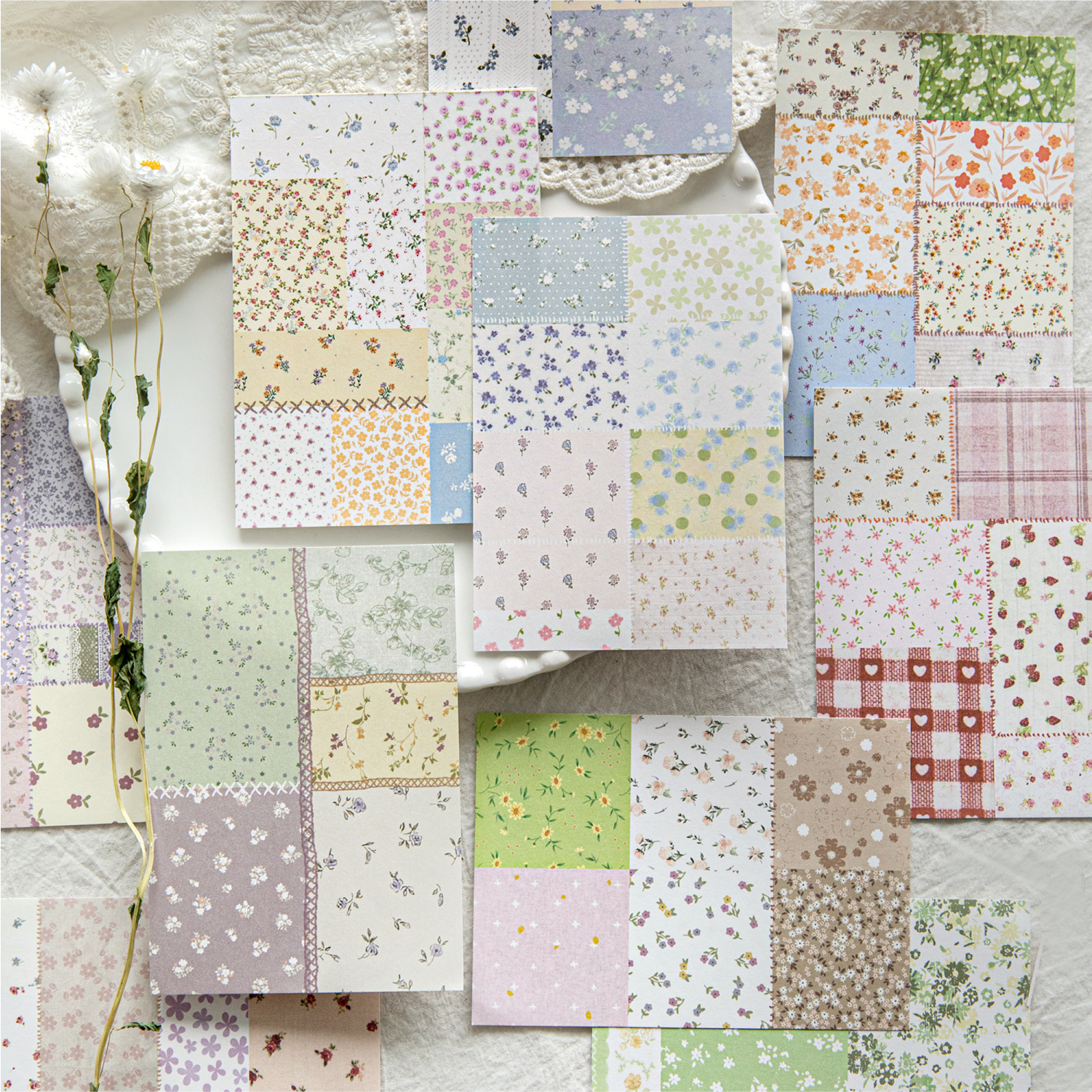 50pcs creative splice pattern  - مراجعة Photography Journal وسعره