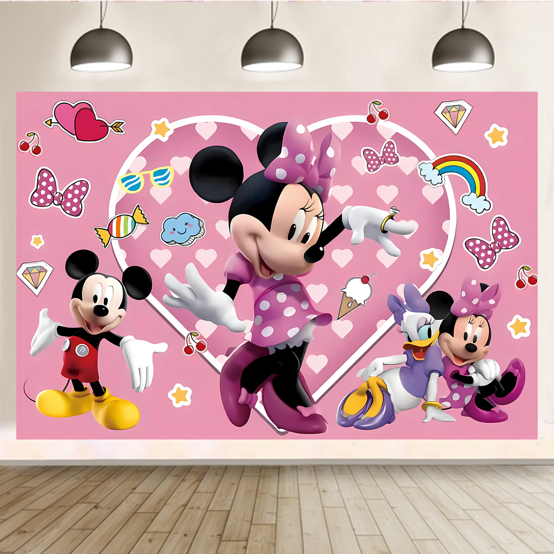 Disney Minnie Mickey Birthday  - مراجعة Photography Composition وسعره