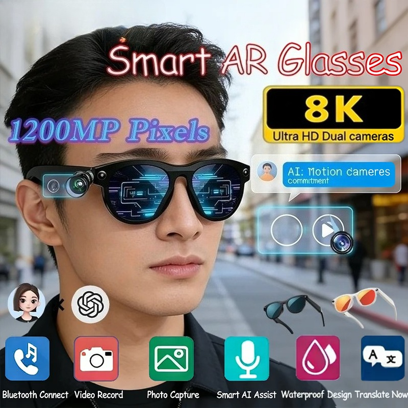 8KHD Smart AI Glasses Color Ch - مراجعة Photography Japanese وسعره