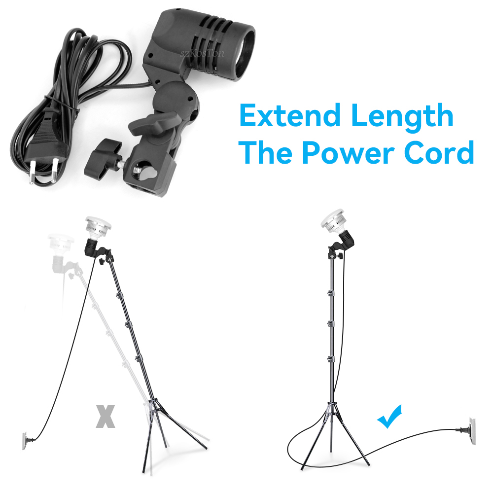 2PCS/1PC E27 Single Head Bulb  - مراجعة Photography Bulb وسعره