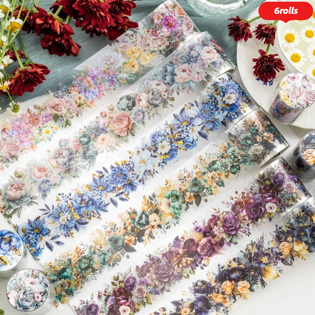 Journamm 6rolls Flower Tapes D - مراجعة Photography Journal وسعره