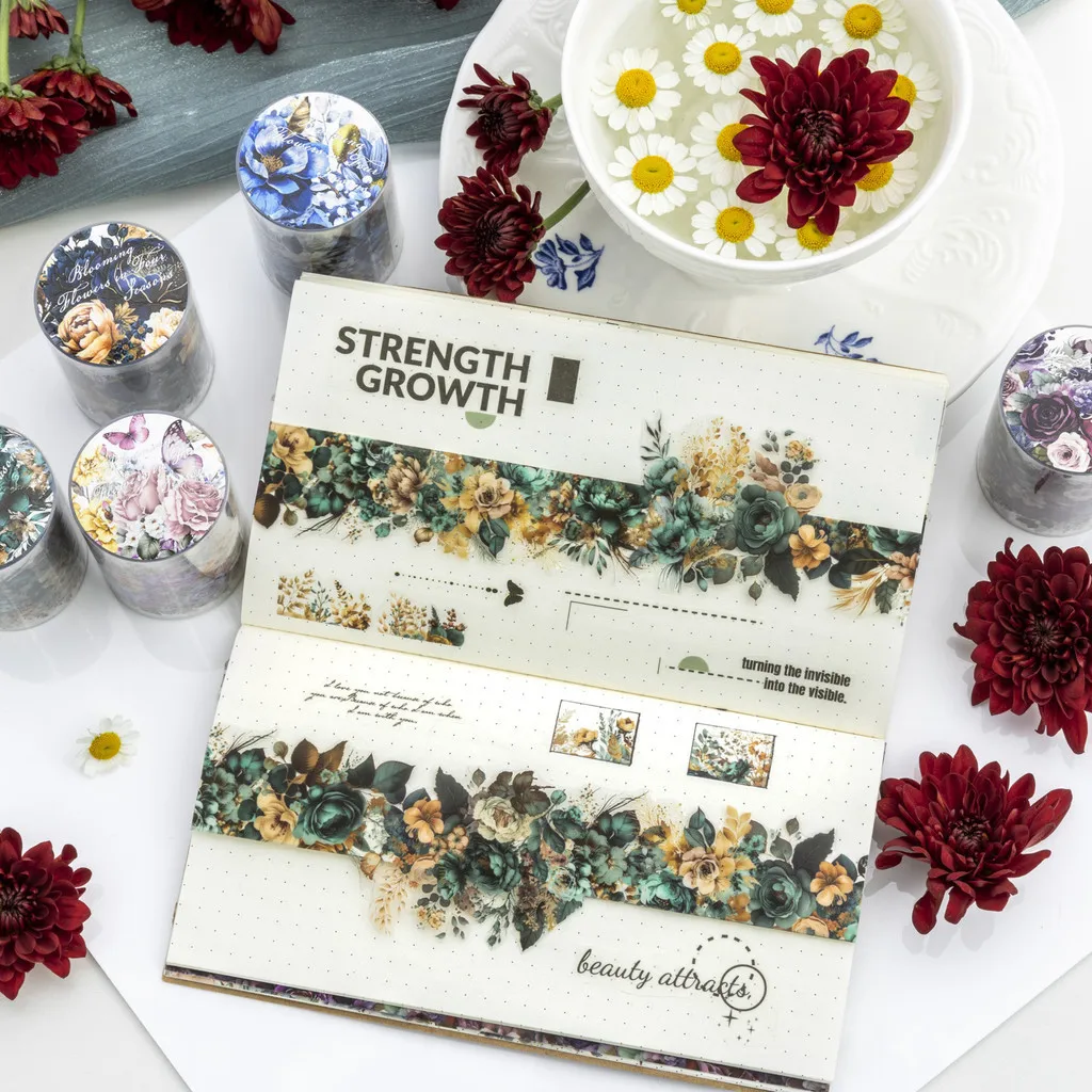 Journamm 6rolls Flower Tapes D - مراجعة Photography Journal وسعره