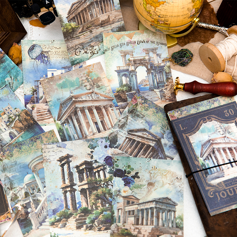 30pcs Travel Scenery Deco Scra - مراجعة Photography Journal وسعره