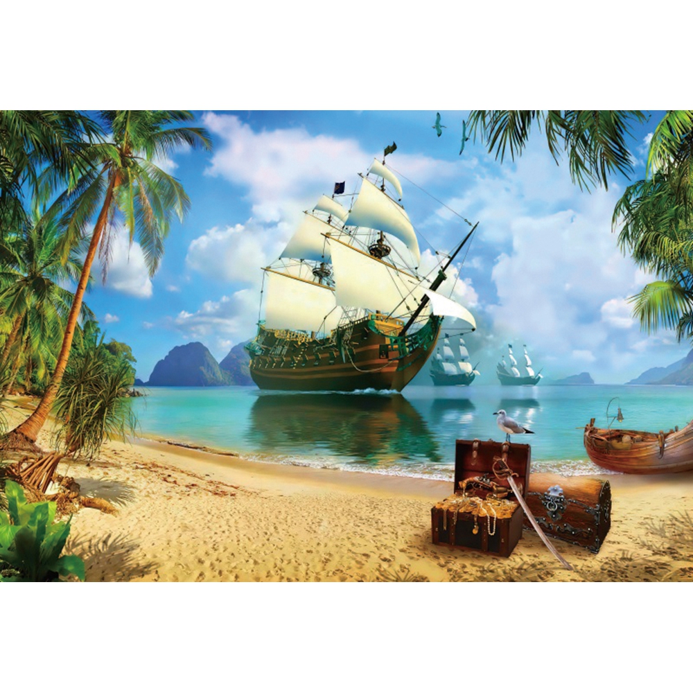 Retro Pirate Ship Baby Birthda - مراجعة Photography Mapped وسعره
