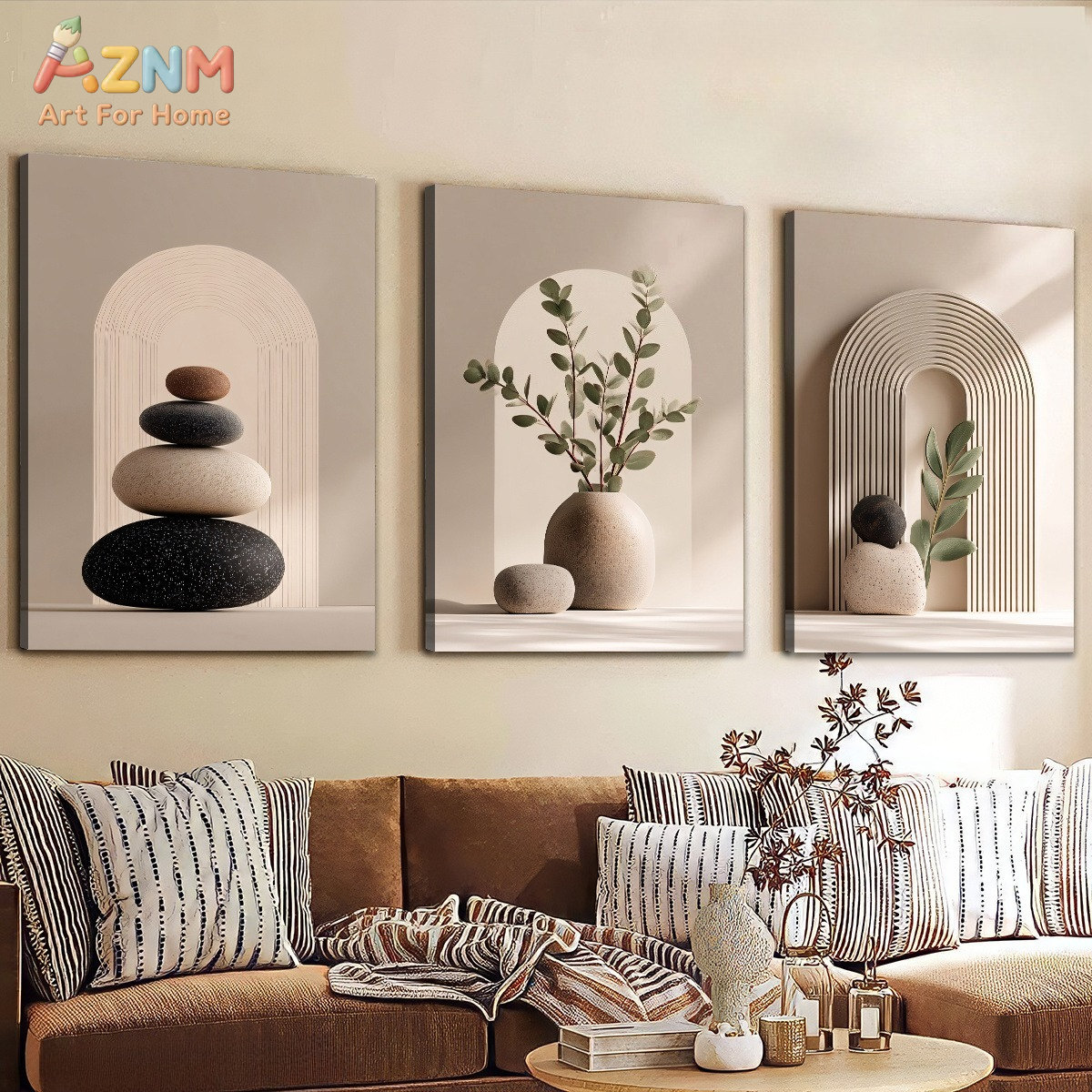 AZNM Boho Arch Stacked Stone E - مراجعة Photography Angle وسعره
