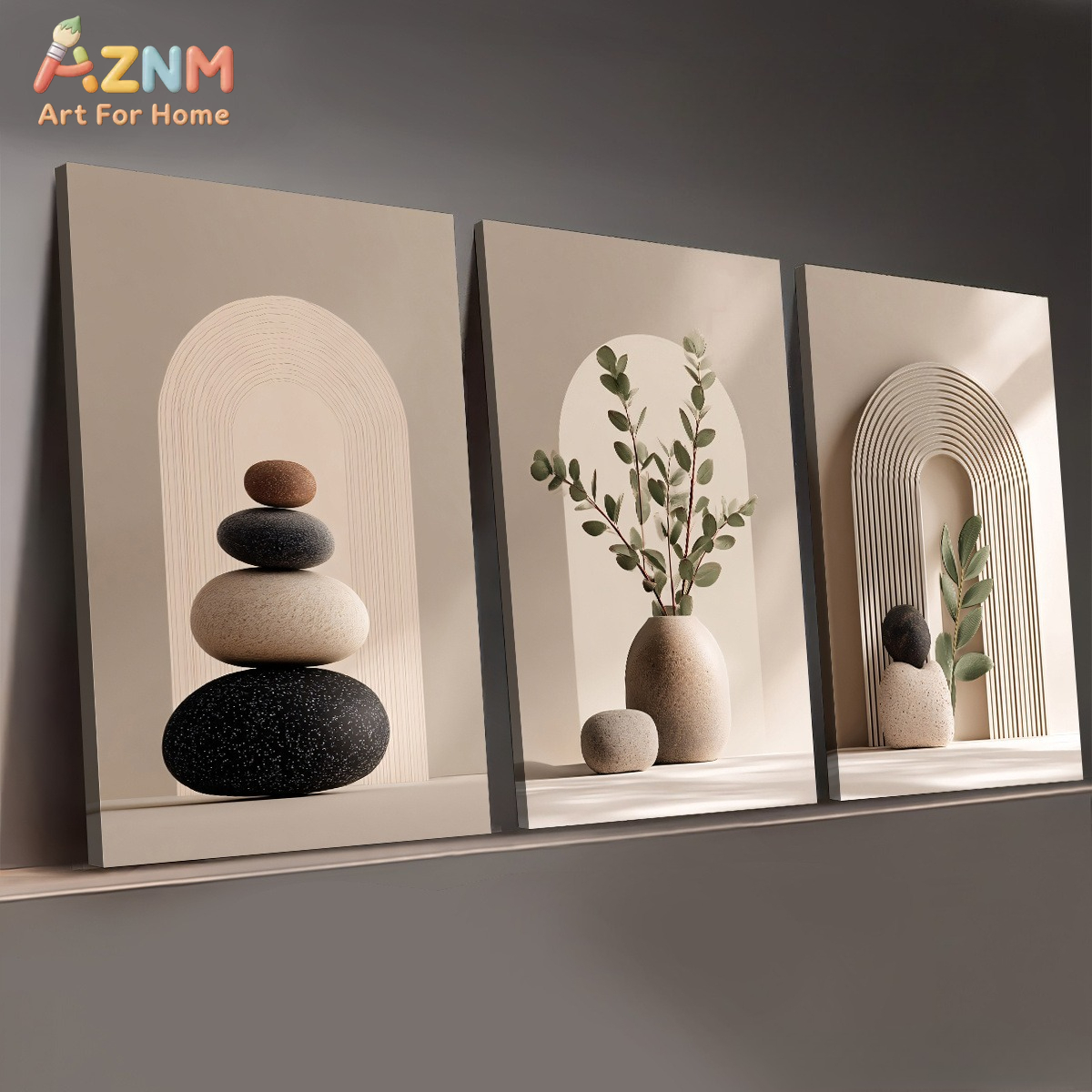 AZNM Boho Arch Stacked Stone E - مراجعة Photography Angle وسعره