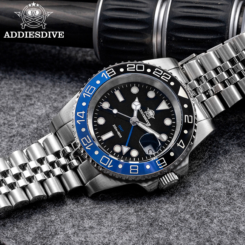 ADDIESDIVE AD2050 Luxury GMT W - مراجعة Intervalometer Timer وسعره