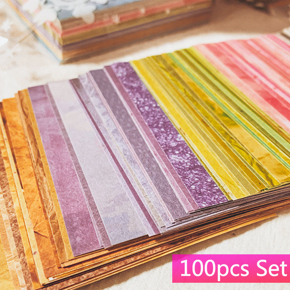 100 Pcs Colorful Texture Backg - مراجعة Photography Journal وسعره