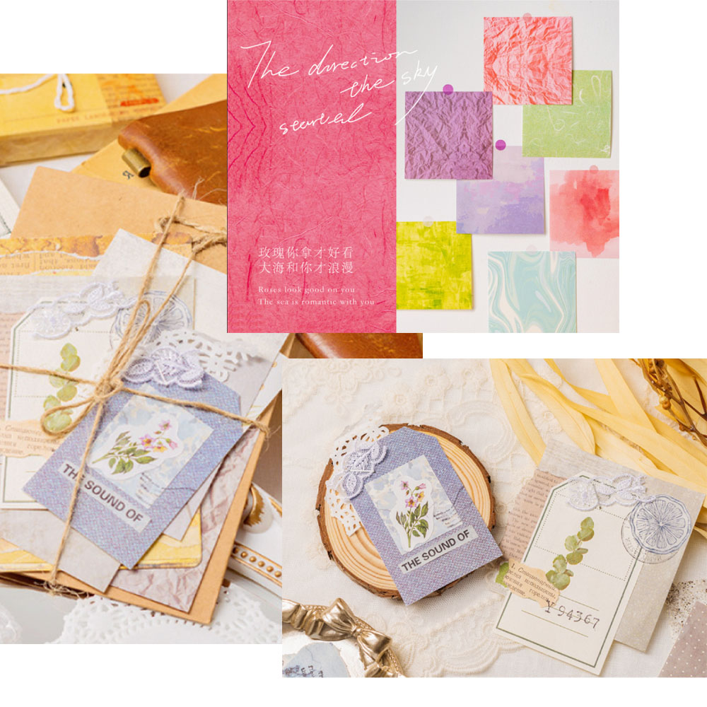 100 Pcs Colorful Texture Backg - مراجعة Photography Journal وسعره