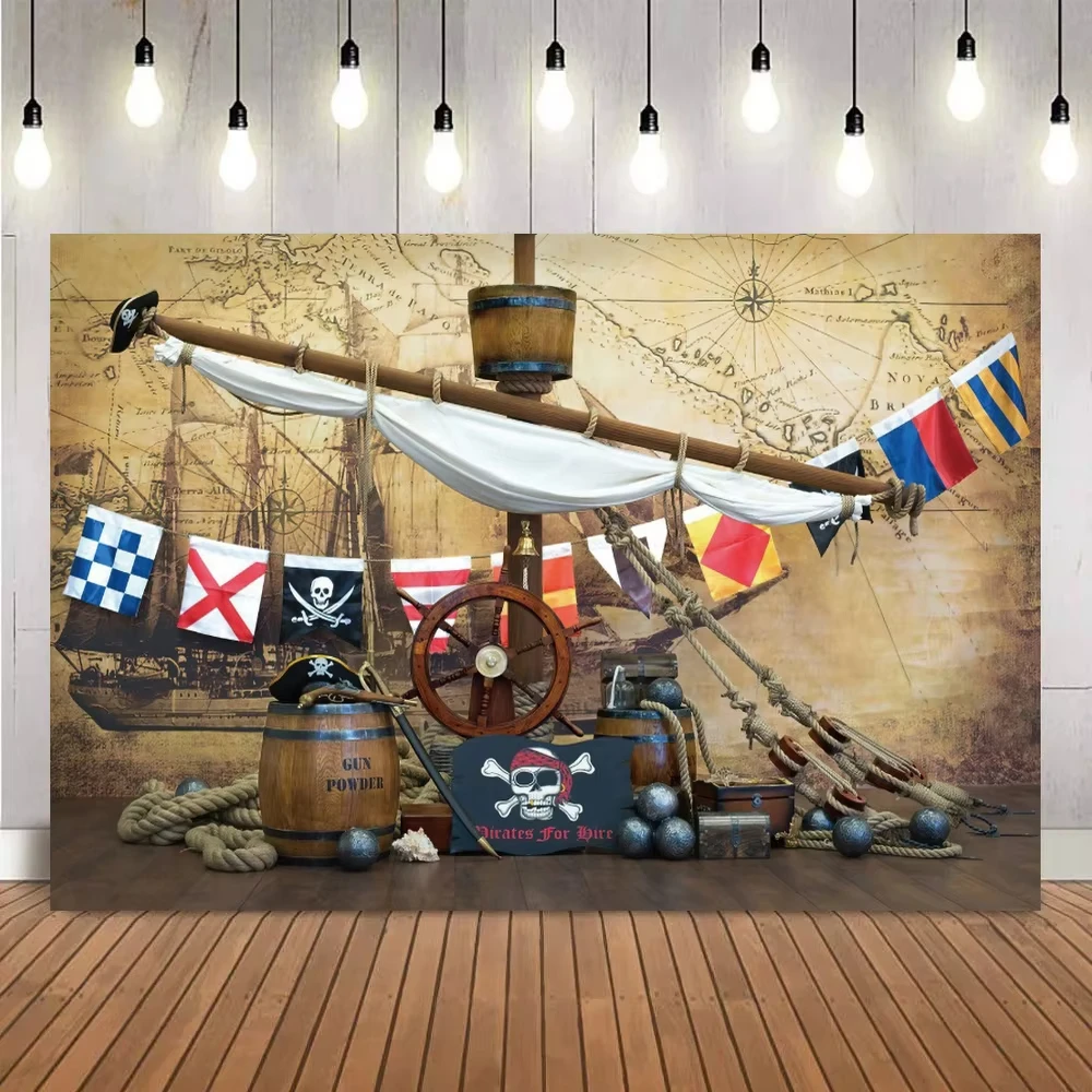 Pirate background Banner Photo - مراجعة Photography Mapped وسعره