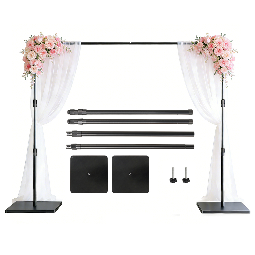 2.4X3M Heavy Duty Background B - مراجعة Backdrop Stand Kit وسعره