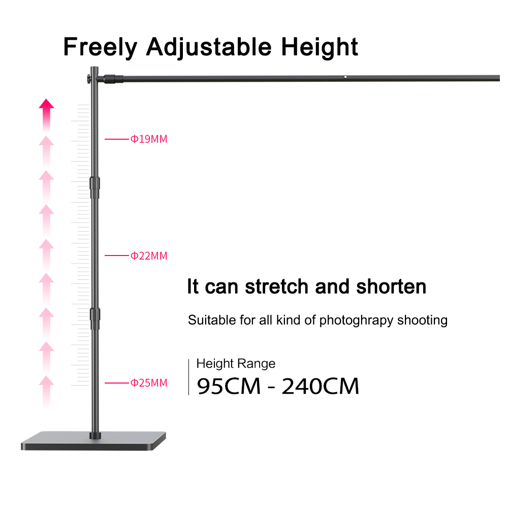 2.4X3M Heavy Duty Background B - مراجعة Backdrop Stand Kit وسعره