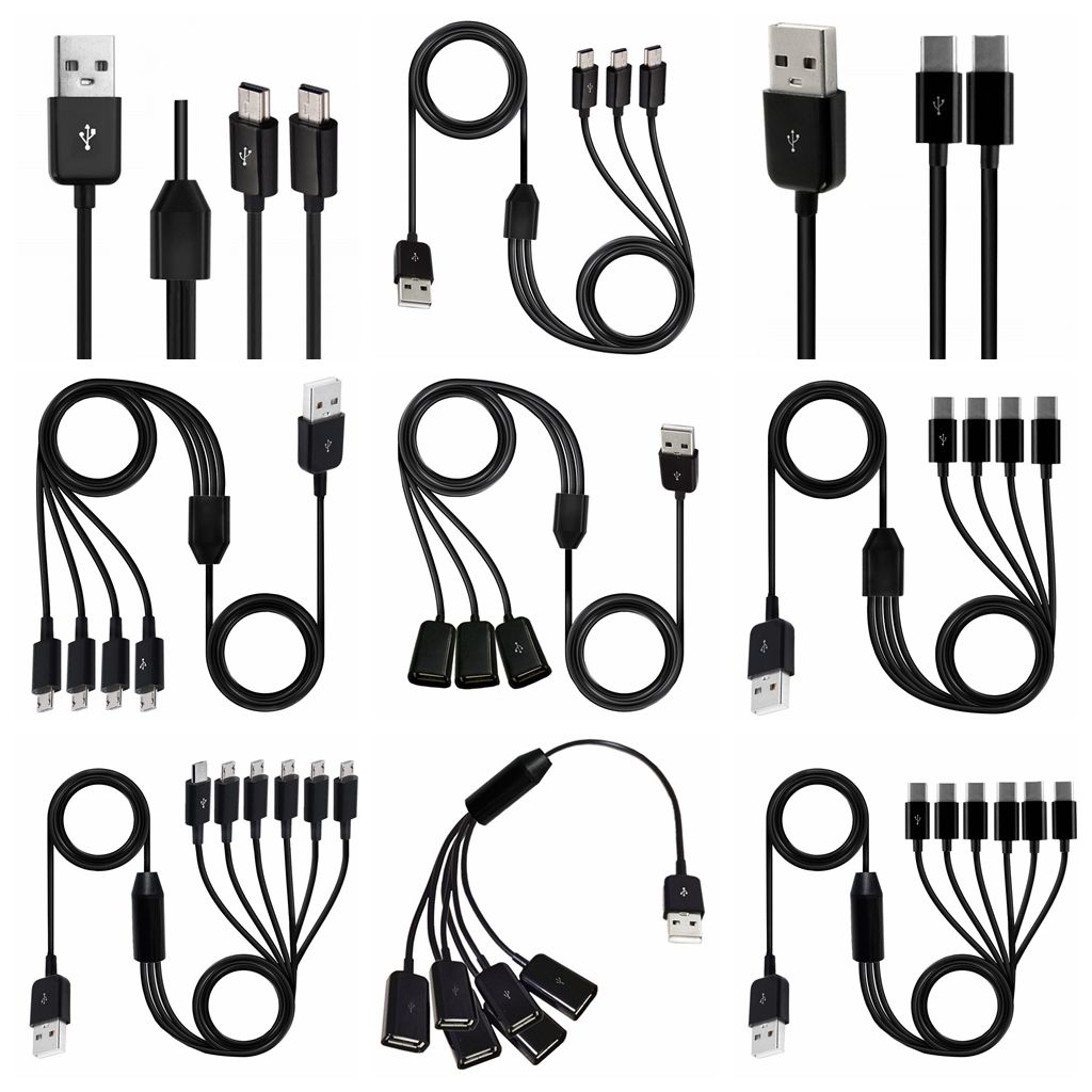 Type-C USB 1 To 2 3 4 6 Port T - مراجعة Photography Date وسعره