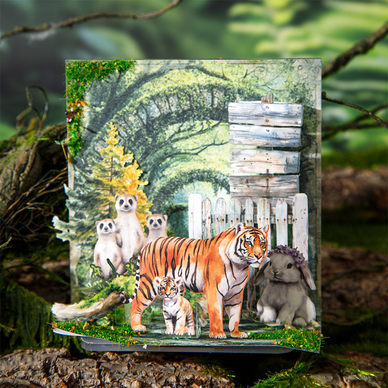 100pcs/box forest animals Deco - مراجعة Photography Journal وسعره