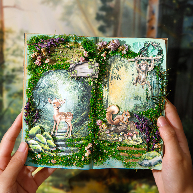 100pcs/box forest animals Deco - مراجعة Photography Journal وسعره
