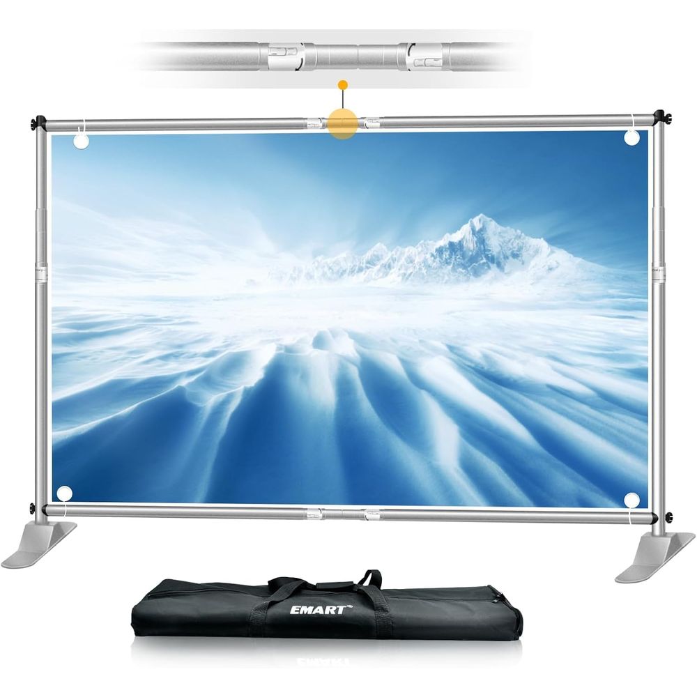 10x8 t Heavy Duty Banner Backd - مراجعة Backdrop Stand Kit وسعره