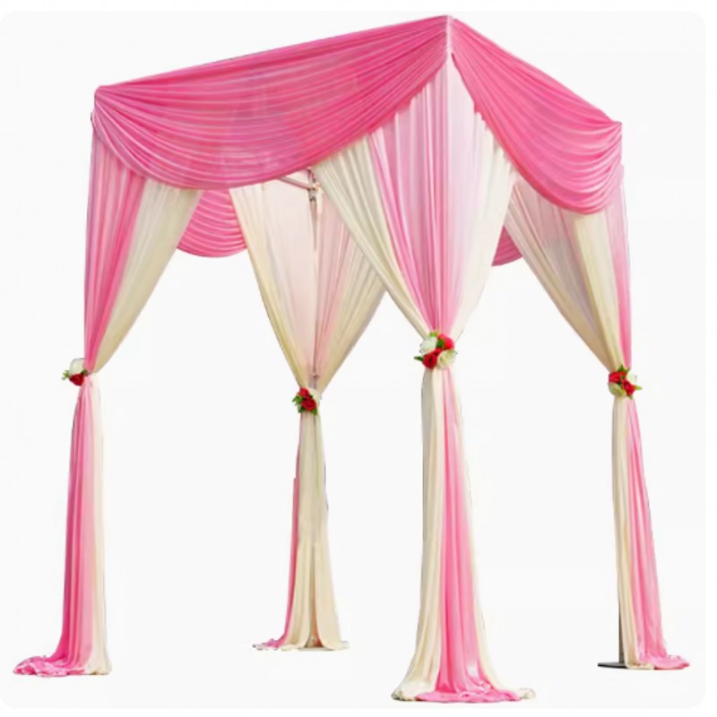 Adjustable Wedding Square Cano - مراجعة Backdrop Stand Kit وسعره
