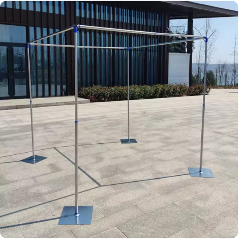 Adjustable Wedding Square Cano - مراجعة Backdrop Stand Kit وسعره