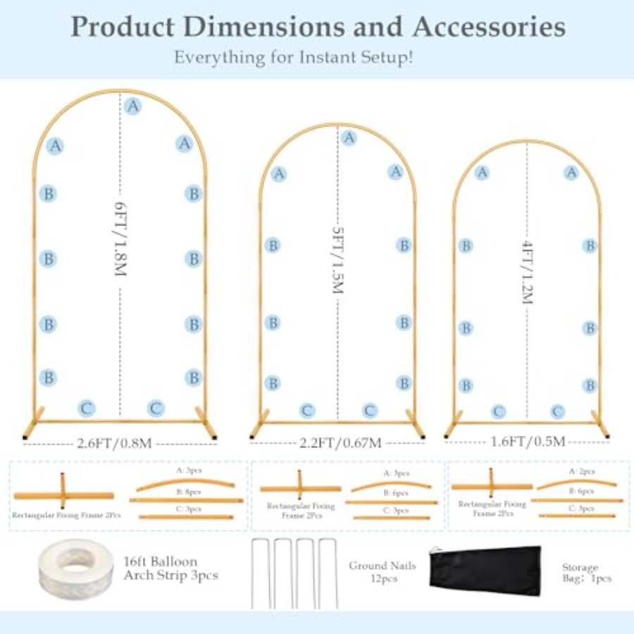 Wedding Arch Backdrop Stand, 6 - مراجعة Backdrop Stand Kit وسعره