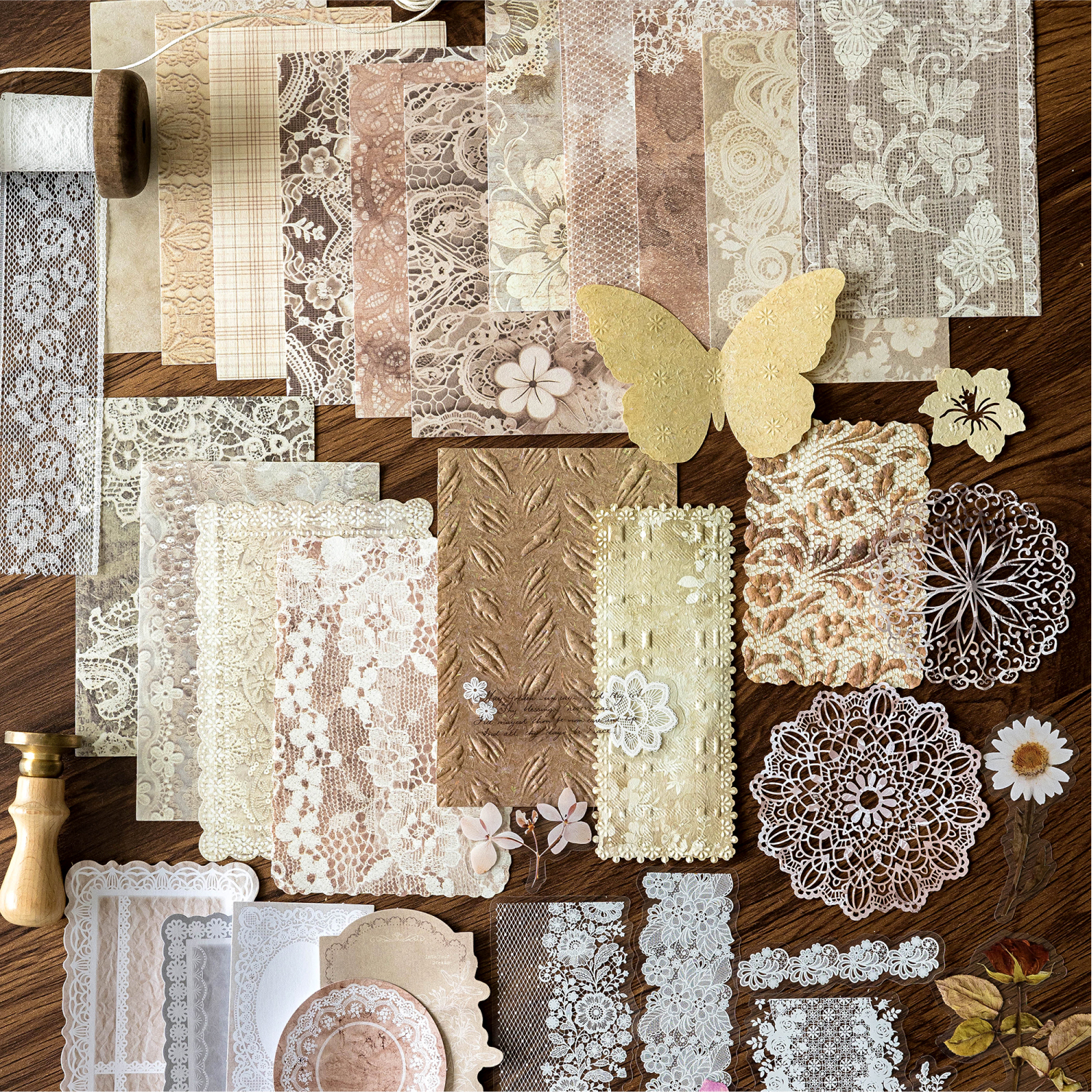 JIANQI 37pcs Vintage Decor Scr - مراجعة Photography Journal وسعره
