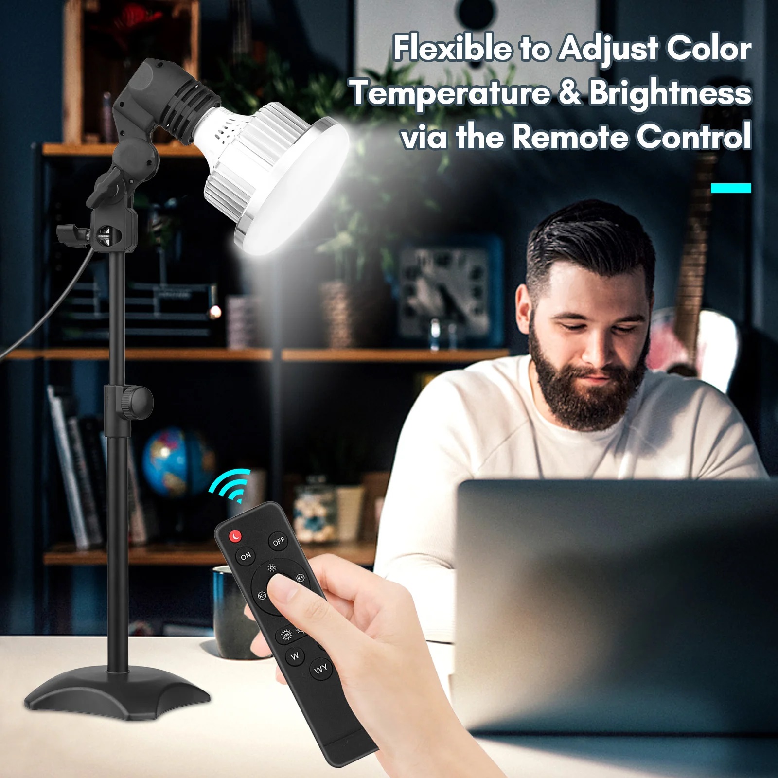 155W LED Light Bulb 3200K-5500 - مراجعة Photography Bulb وسعره