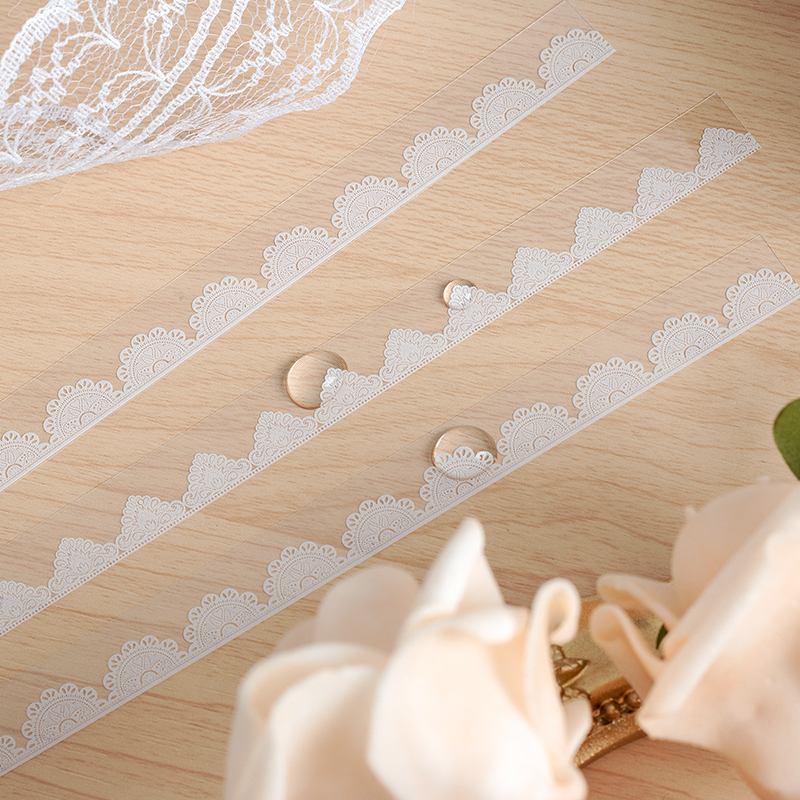 30pcs Retro Floral White Lace  - مراجعة Photography Journal وسعره